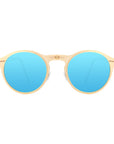 Balto Folding Sunglass 1003 Brush Gold / Blue Mirror