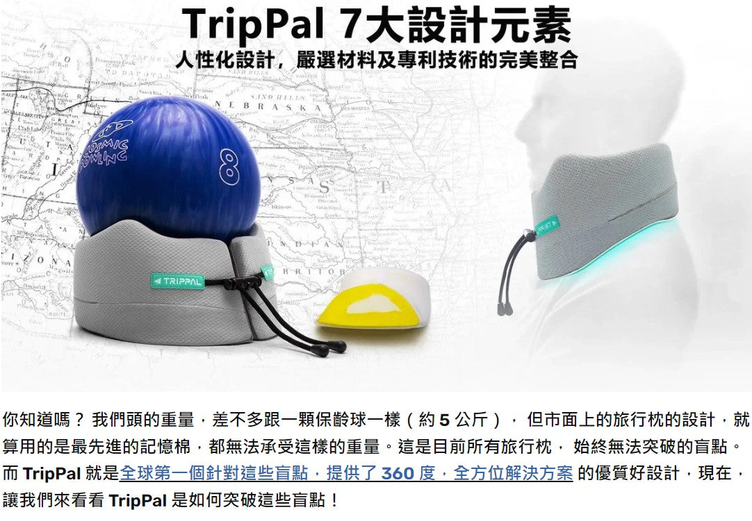 旅行必備 ‧ 360全支撐旅行頸枕 (大/中/細/加細)