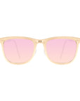 Lennox Folding Sunglass 8002 Brush Gold / Pink Mirror