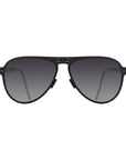 ATLAS Folding Sunglass 8101 Matte Black / Grey Gradient