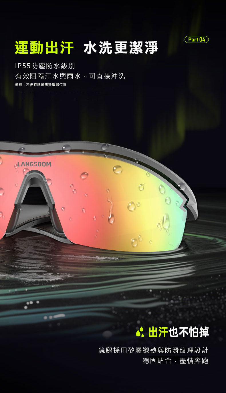 LANGSDOM AirNova 定向傳音跑步眼鏡