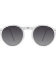 Balto Folding Sunglass 1003 Brush Sliver / Grey Gradien