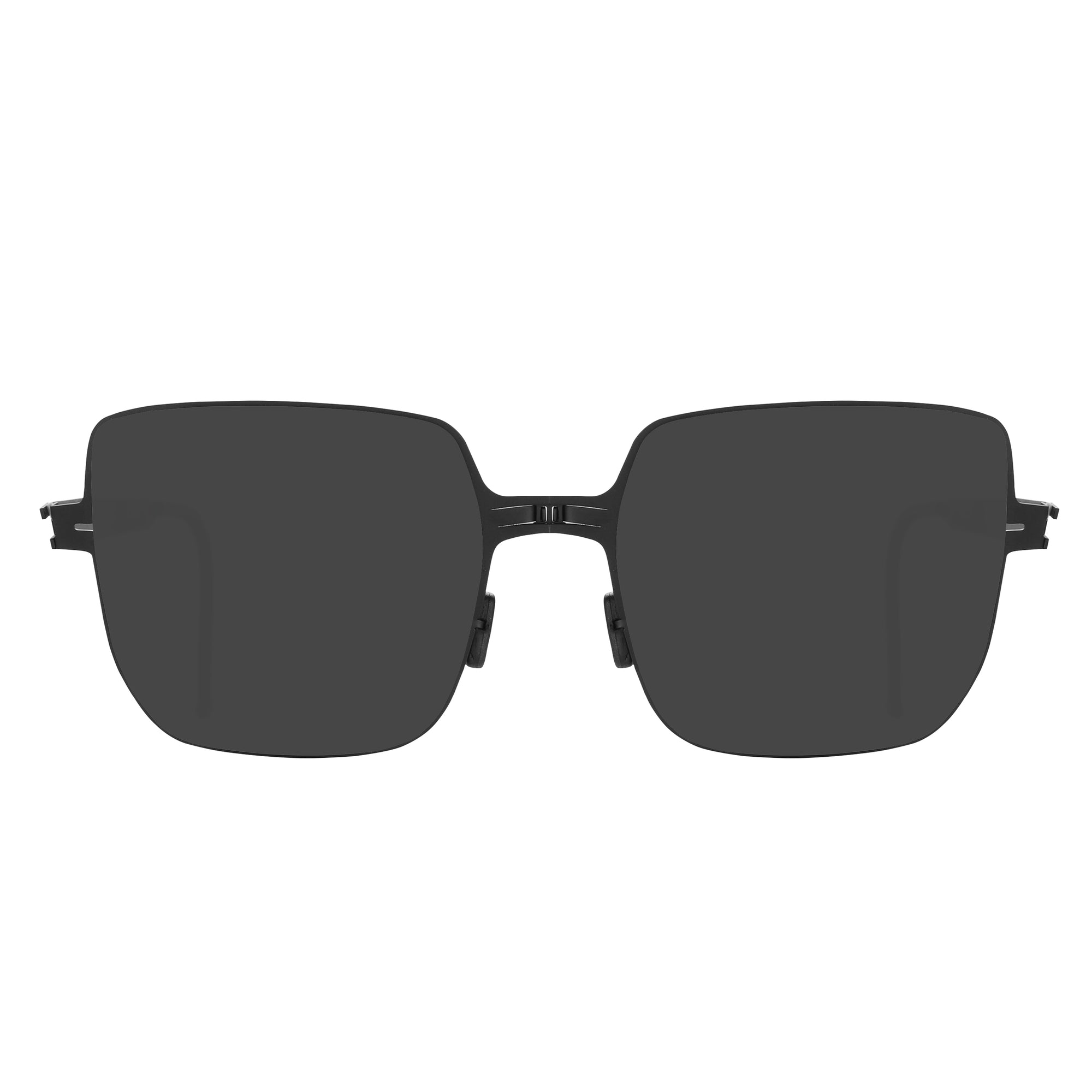 BRIGITTE Folding Sunglass S006 Black / Dark Grey