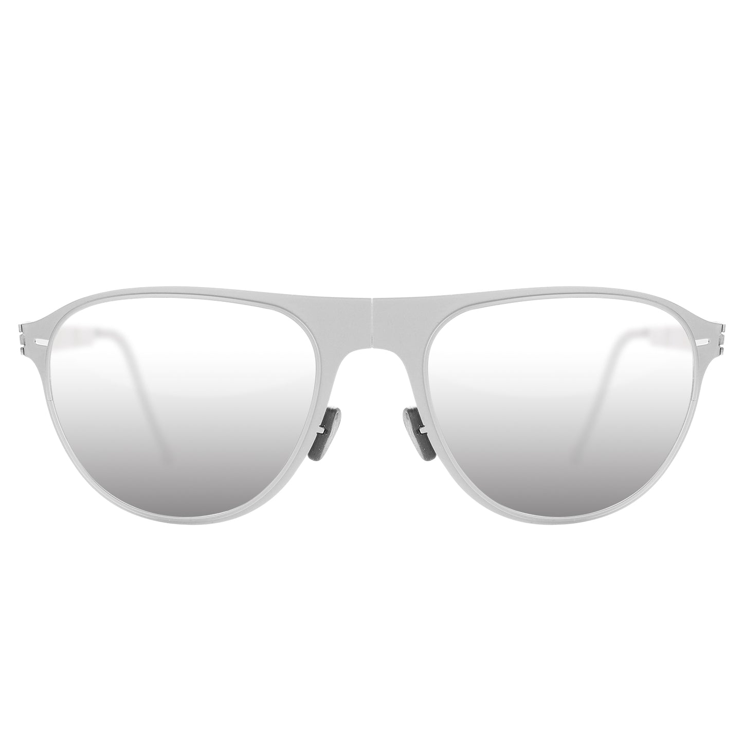 Magnum Folding Sunglass Z004 Brush Silver/Silver Mirror