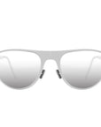Magnum Folding Sunglass Z004 Brush Silver/Silver Mirror