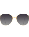 RITA Folding Sunglass S008 Brush Gold / Grey Gradient