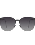 CHARLIZE Folding Sunglass SS009 Matte Black / Grey Gradient