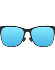 Bond Folding Sunglass SS013 Matte Black / Blue Mirror