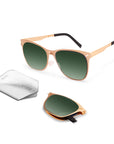Bond Folding Sunglass SS013 Brush Gold / G15 Gradient