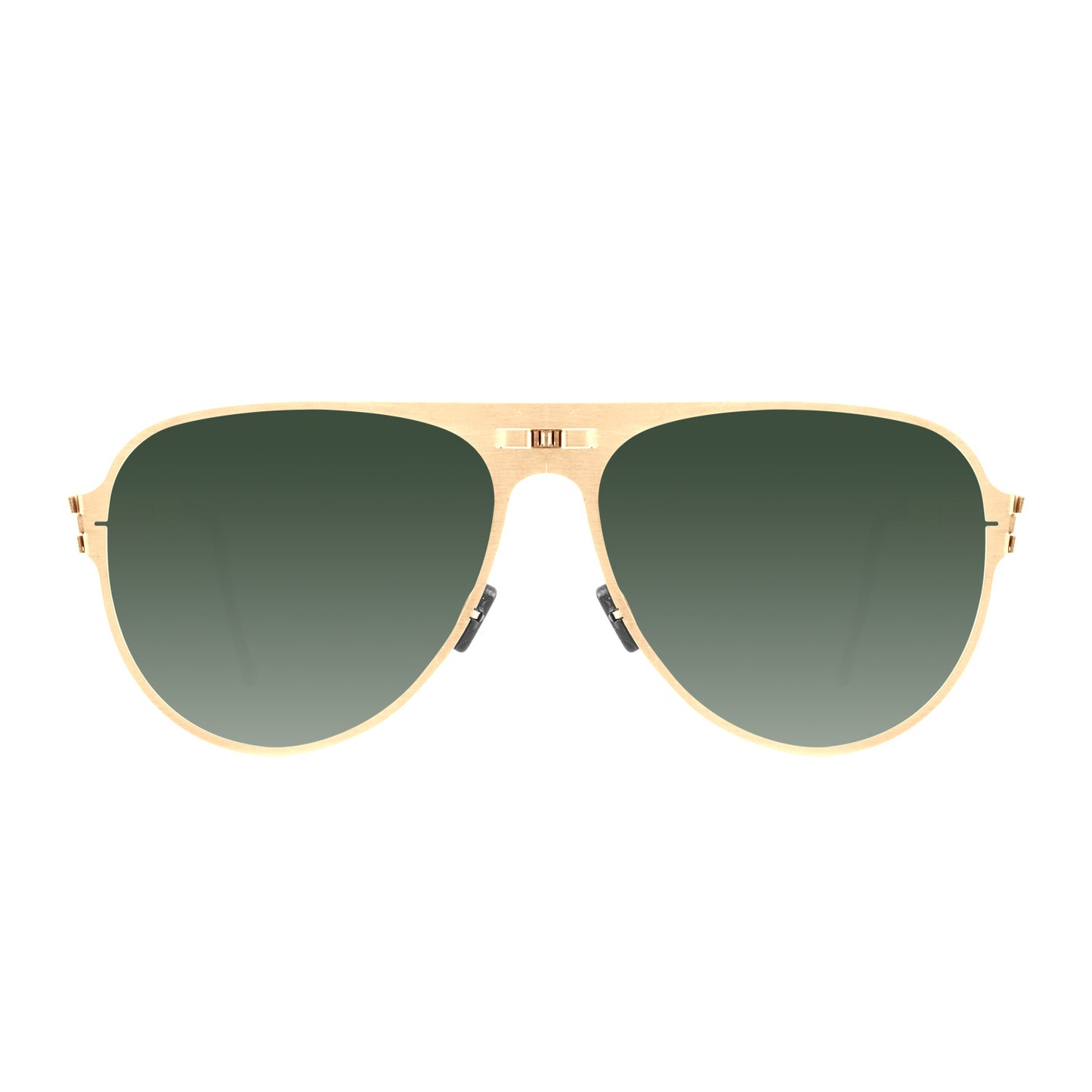 Orville Folding Sunglass SS014 Brush Gold / G15 Gradient