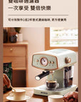 在家自製‧高壓萃取‧生活享受‧奶泡‧拉花‧PE2190 復古溫控顯示計意式半自動咖啡機