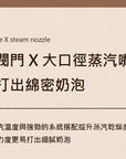 在家自製‧高壓萃取‧生活享受‧奶泡‧拉花‧PE2190 復古溫控顯示計意式半自動咖啡機