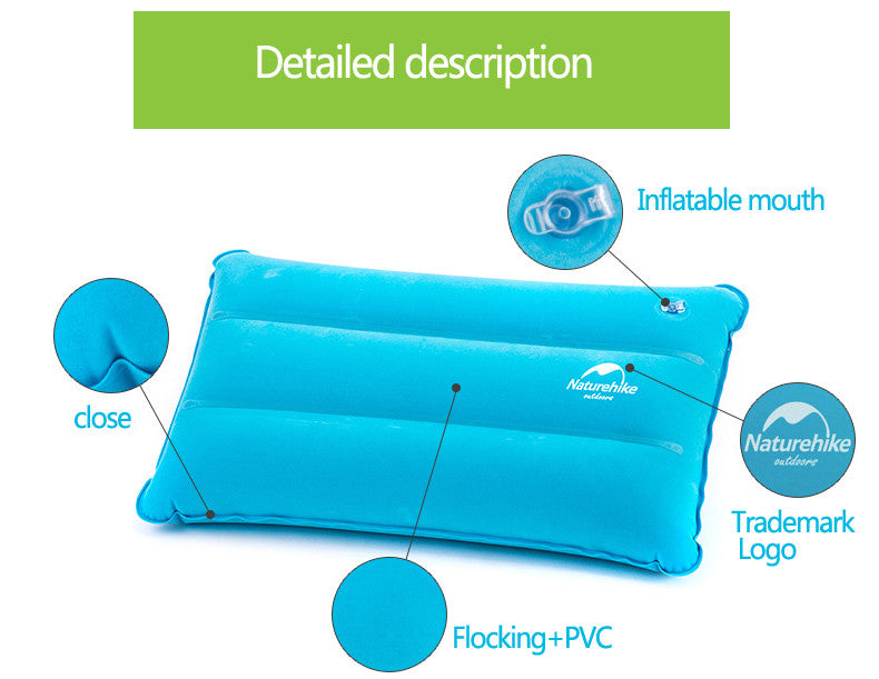 露營戶外充氣枕頭F018 Rectangular-Shaped Inflatable Pillow