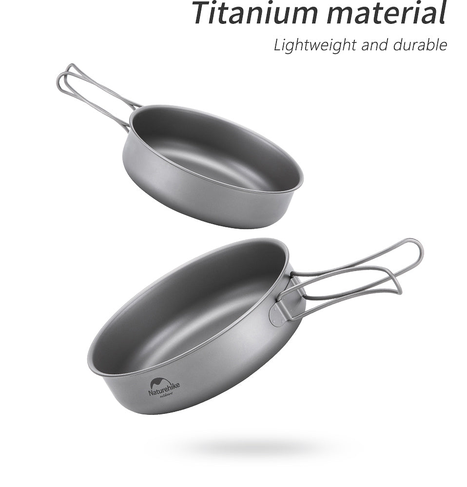 露營鈦合金煮食平底鍋 TJP01 Outdoor Ti Frying Pan-9H