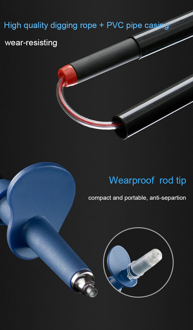 ST08 輕量碳纖維4節Z行山杖 (120cm) - 藍色 4-Node All Carbon Folding Trekking Pole (Blue) / 120cm