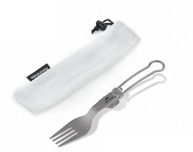 C001 鈦合金折疊餐具(叉) Titanium Alloy Outdoor Travel Folding Tableware - Fork