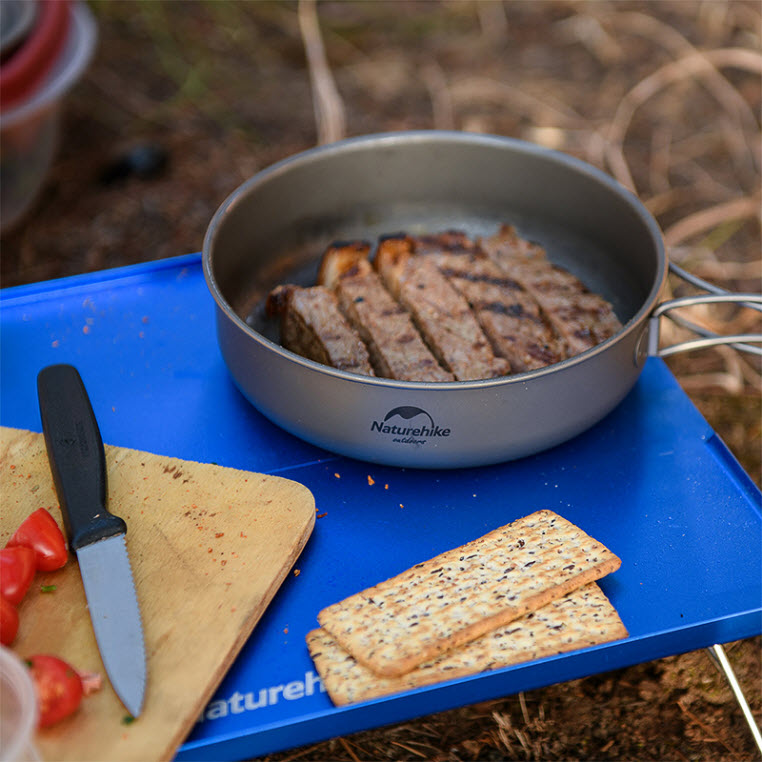 露營鈦合金煮食平底鍋 TJP01 Outdoor Ti Frying Pan-9H
