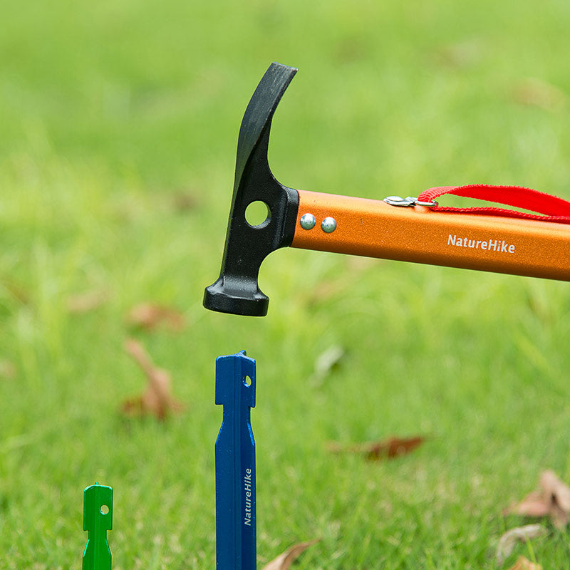 戶外用多功能鋁鎚子(藍) Aluminum Multifunctional Outdoor Hammer (Blue)