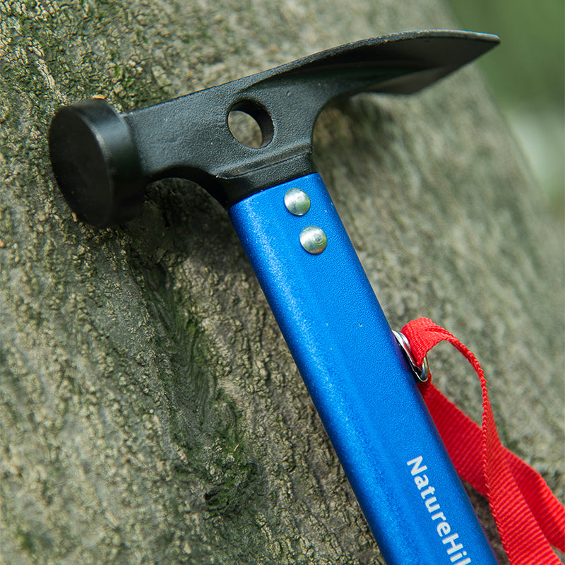 戶外用多功能鋁鎚子(藍) Aluminum Multifunctional Outdoor Hammer (Blue)
