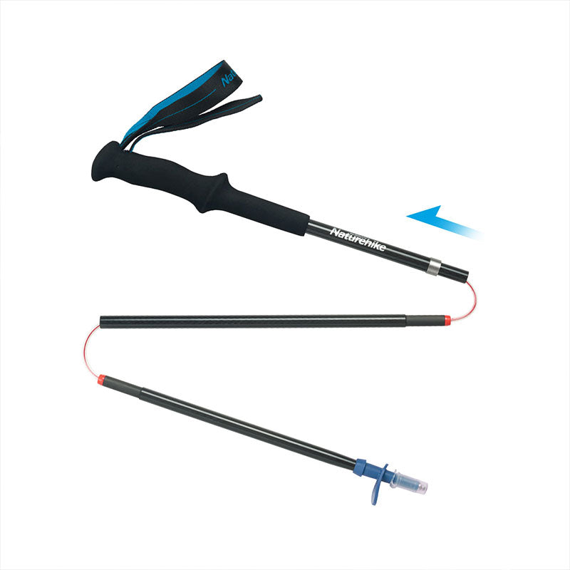 ST08 輕量碳纖維4節Z行山杖 (110cm) - 紫色 4-Node All Carbon Folding Trekking Pole (Purple)/ 110cm