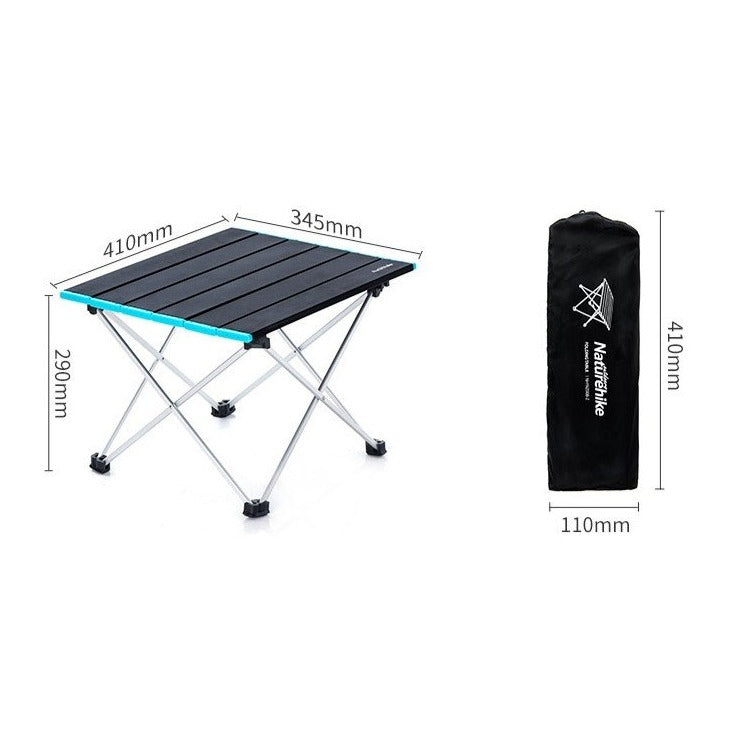 極輕量可捲式鋁合金露營桌FT08 (小) Aluminum Alloy Folding Table