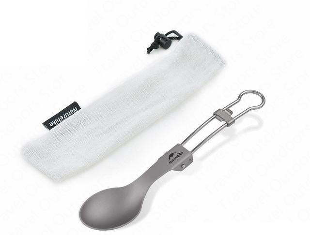 C001 鈦合金折疊餐具(勺) Titanium Alloy Outdoor Travel Folding Tableware - Spoon