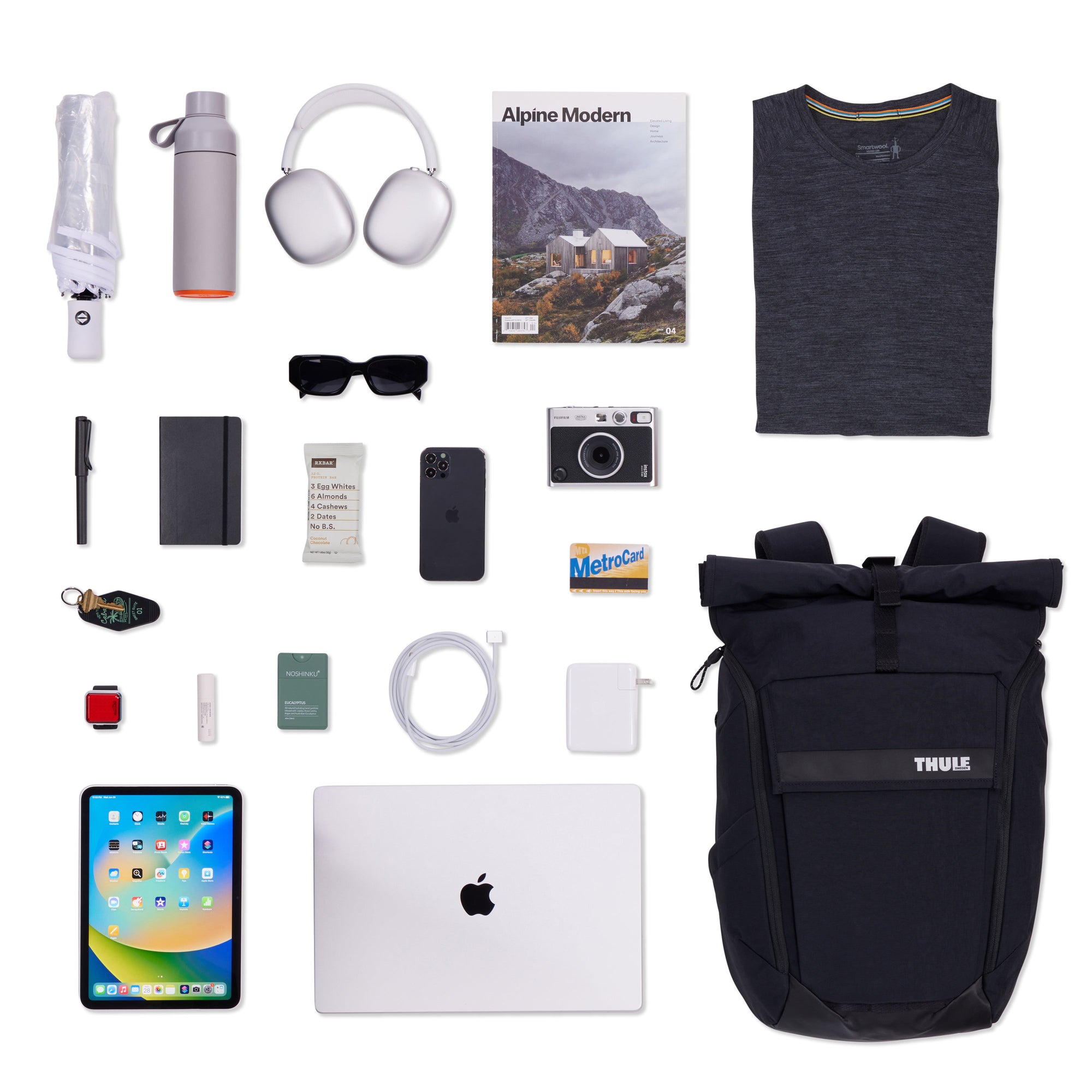 Paramount 手提電腦背包 24L - 黑色/深綠色/棕色