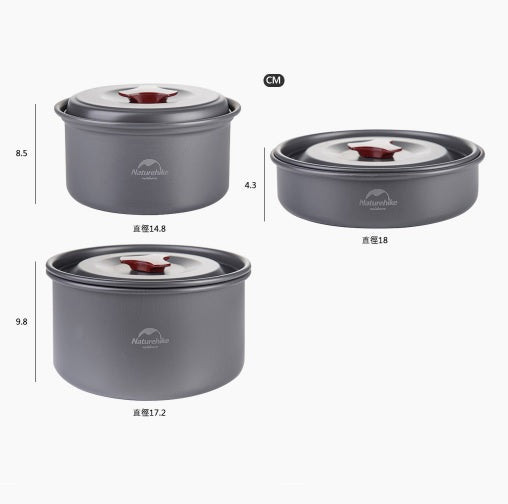 露營組合爐具 Camping Cookware sets