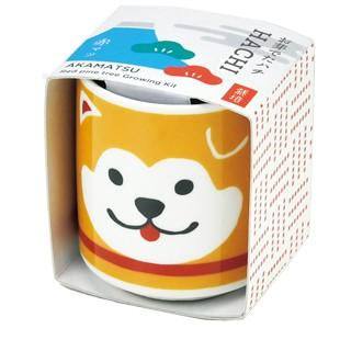 可愛柴犬造型小杯 - 赤松/黑松 GD-922