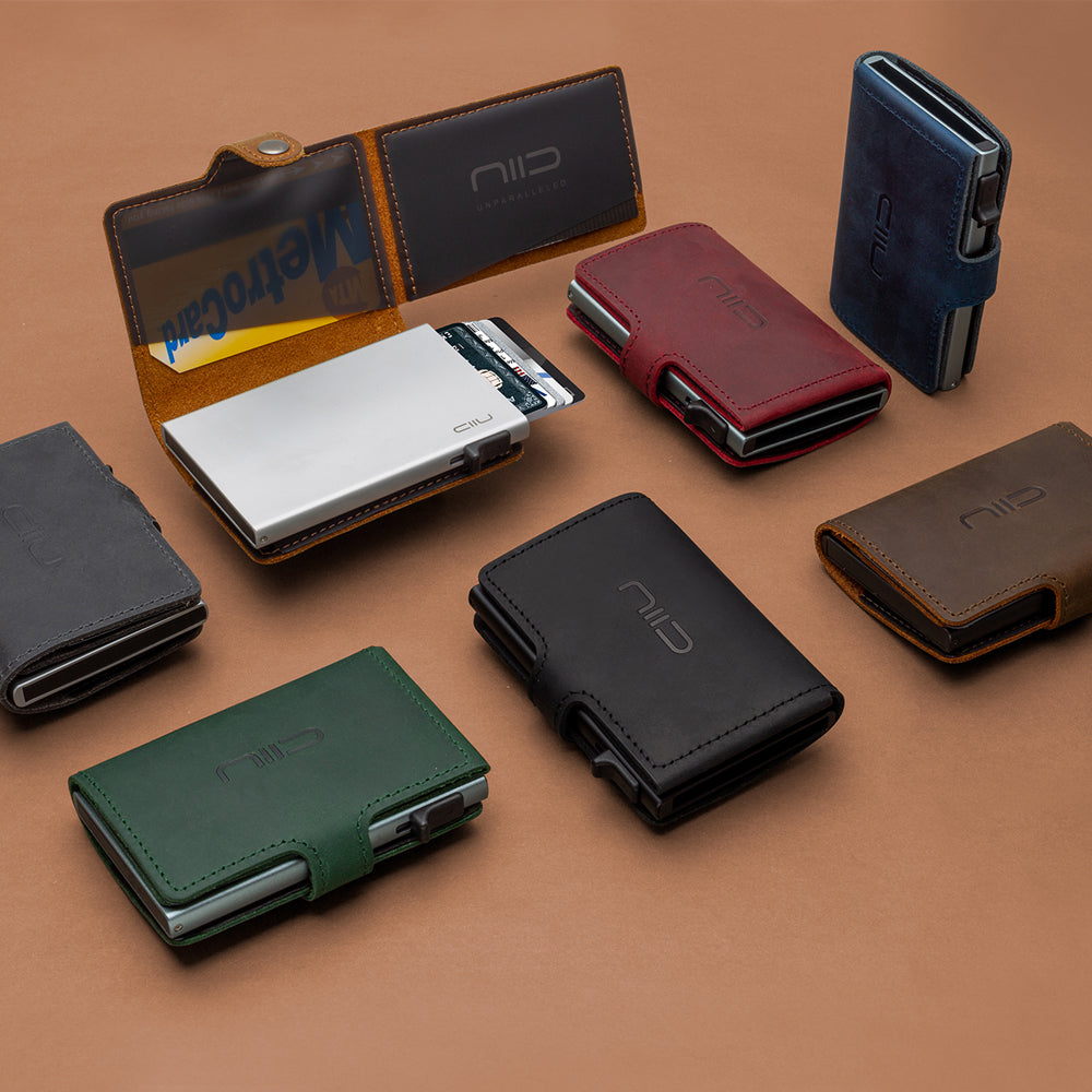 Slide Mini Wallet ‧瘋馬皮革 RFID小銀包型卡片盒
