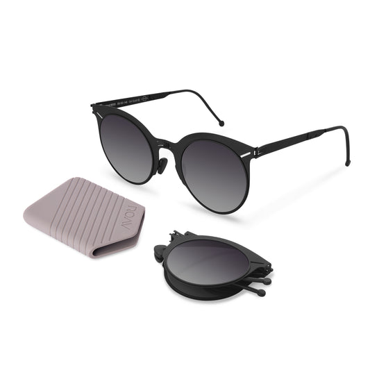 Zuma Folding Sunglass 8005 Black / Grey Gradient
