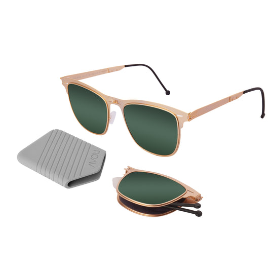 JETT Folding Sunglass 8202 Gold / G15