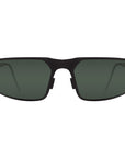 Arrow Folding Sunglass Z001 Matte Black / G15