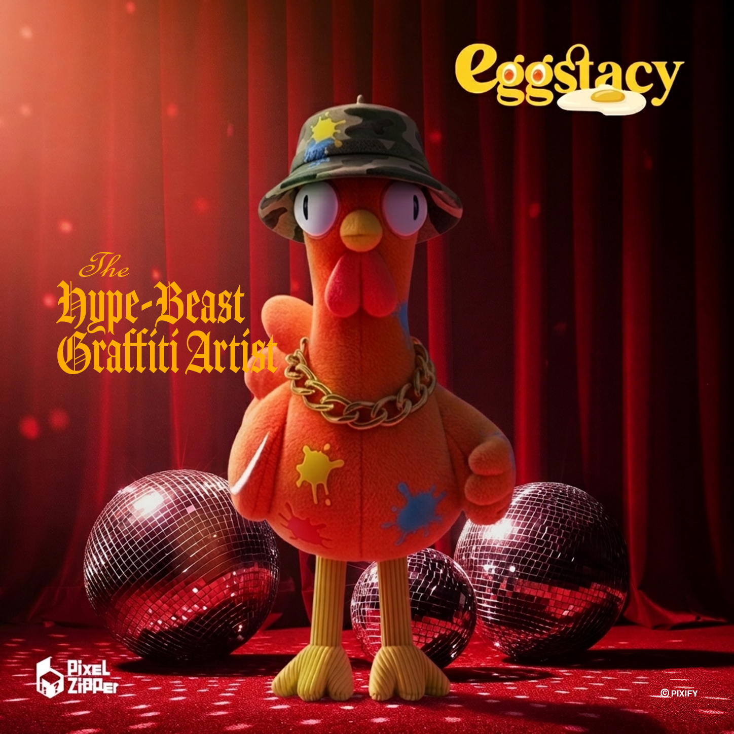 Eggstacy 盲盒 Which Come First 7 款含隱藏蛋黃國王｜單盒