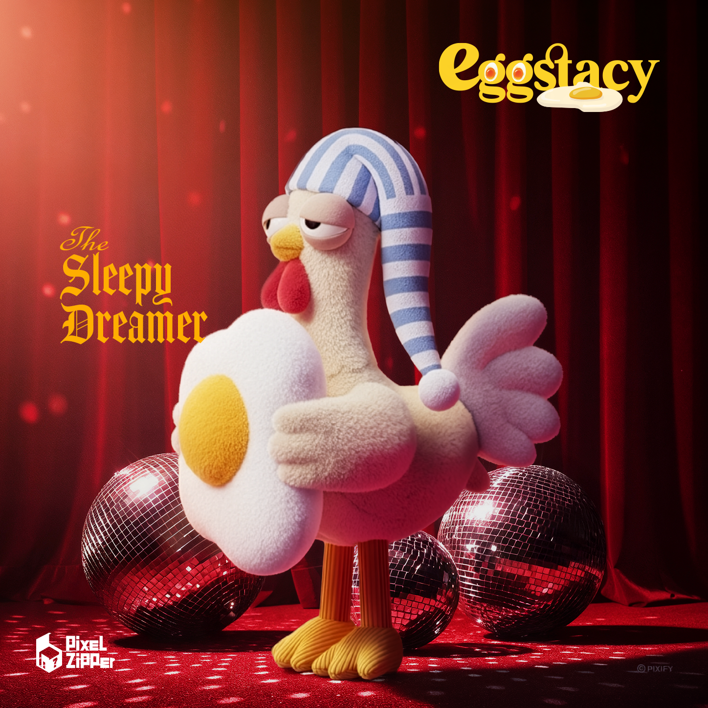 Eggstacy 盲盒 Which Come First 7 款含隱藏蛋黃國王｜單盒