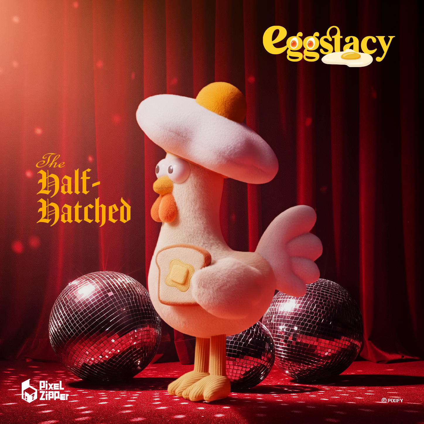 Eggstacy 盲盒 Which Come First 7 款含隱藏蛋黃國王｜單盒
