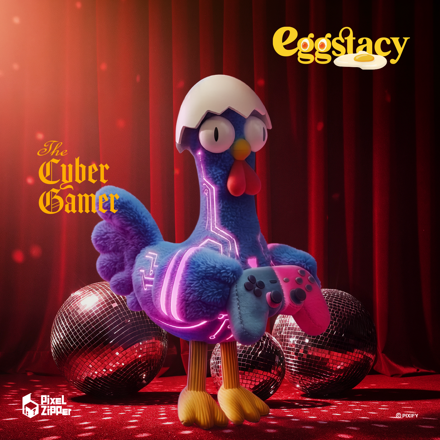 Eggstacy 盲盒 Which Come First 7 款含隱藏蛋黃國王｜單盒