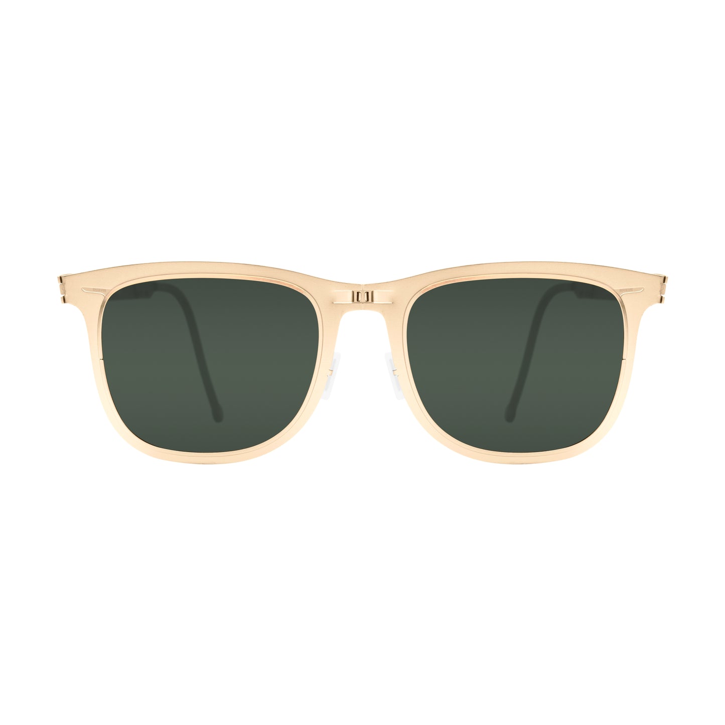 Lennox Folding Sunglass 8002 Brush Gold / G15