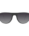 Magnum Folding Sunglass Z004 Matte Black / Grey Gradient