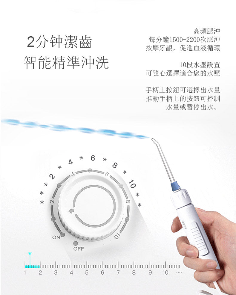 十段變壓AOW04 水牙線機 - 白色