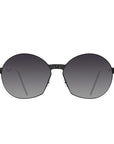 INGRID Folding Sunglass SS007 Matte Black / Grey Gradient