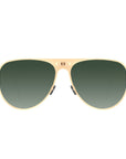 Orville Folding Sunglass SS014 Brush Gold / G15 Gradient