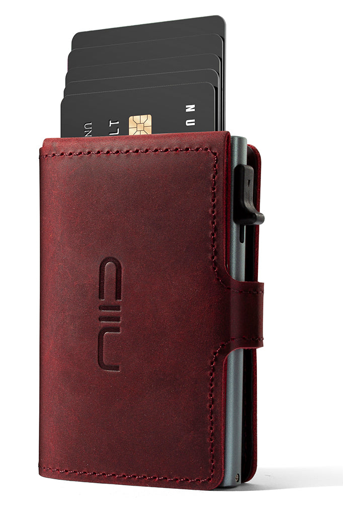 Slide Mini Wallet ‧瘋馬皮革 RFID小銀包型卡片盒