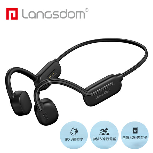 LANGSDOM BE02 耳骨傳導游泳防水耳機