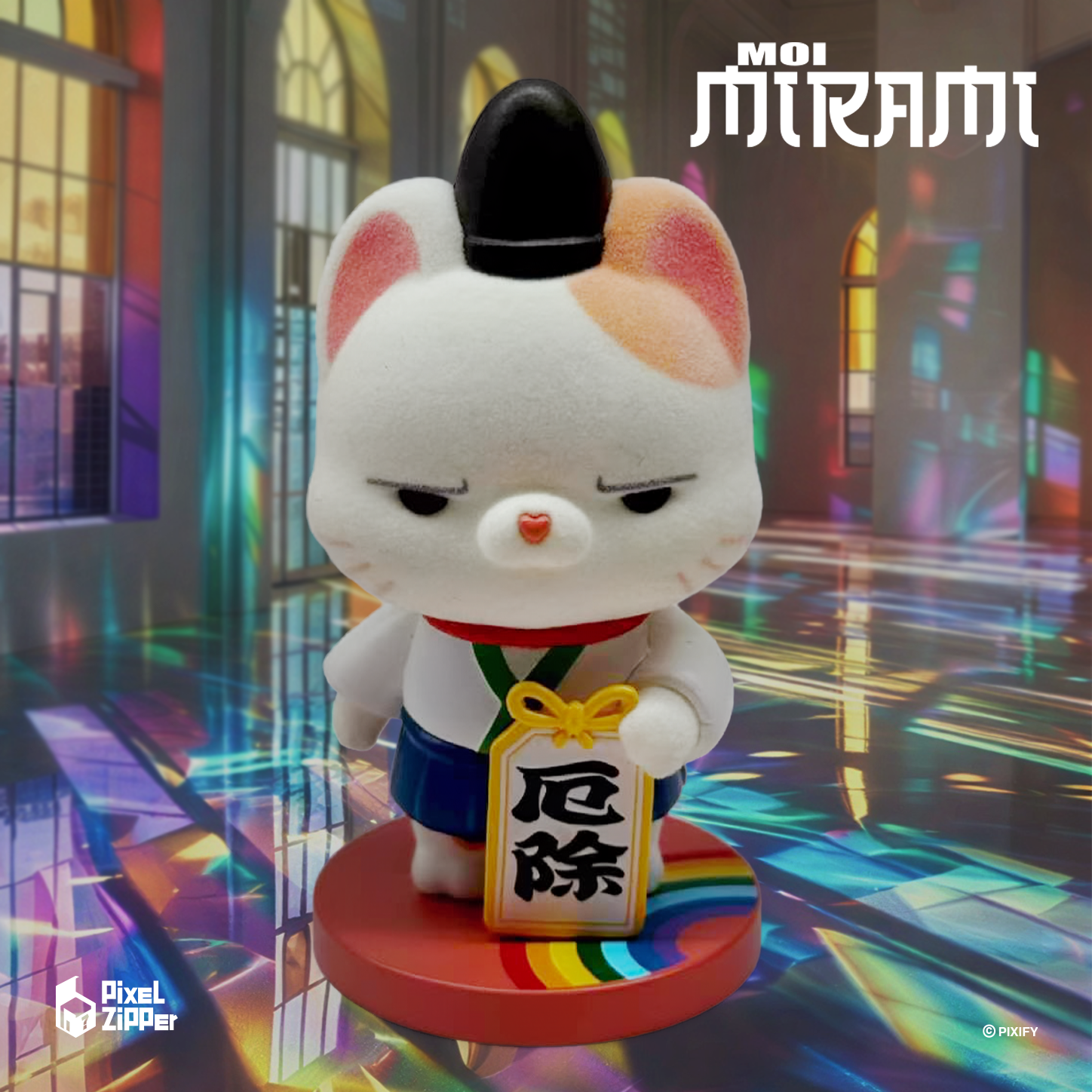 Pixel Zipper - Moi Mirami 新時代招財貓盲盒手辦