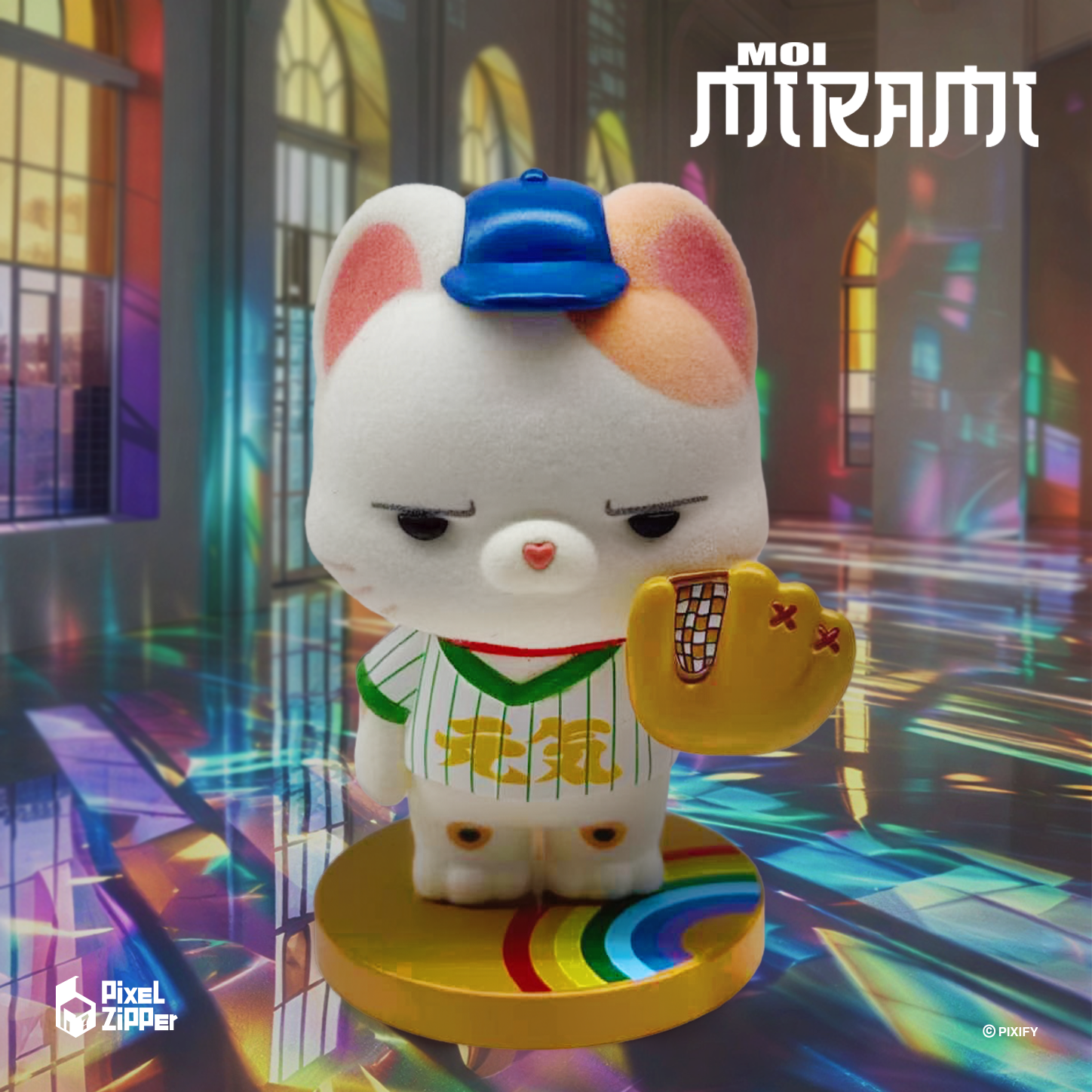 Pixel Zipper - Moi Mirami 新時代招財貓盲盒手辦