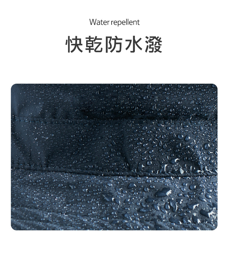 行山遠足防曬夏日漁夫帽 灰色/卡奇色/藍色