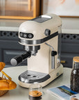 沖製‧在家自製‧手動‧自動‧高溫低壓萃取‧奶泡‧拉花‧家庭式半自動智能意式咖啡機 (PE3366)
