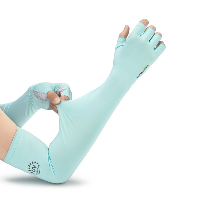 行山遠足運動UV 40+ 半指冰袖防曬手袖 Half-Finger Sun Protection Sleeve