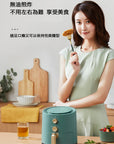 無油‧高溫‧美食‧炸物‧不黏‧易潔‧輕盈小型氣炸鍋PE7615GR